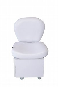 כסא פדיקור עם שתי מגירות דגם SPA107 לבן כסא פדיקור עם שתי מגירות דגם SPA107 לבן
