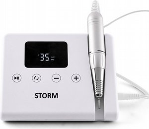מכונת שיוף מקצועית למניקור ופדיקור קשה STORM צבע לבן מכונת שיוף מקצועית למניקור ופדיקור קשה STORM צבע לבן