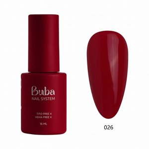 לק ג׳ל בובה Buba HEMA FREE גוון 026 לק ג׳ל בובה Buba HEMA FREE גוון 026