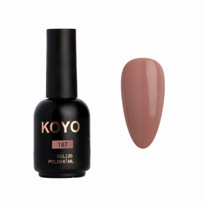 לק ג’ל KOYO גוון 187 לק ג’ל KOYO גוון 187